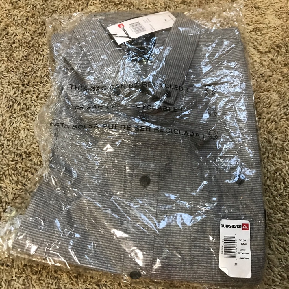Quiksilver Firefall Short Sleeve Button Shirt - Picture 4 of 4